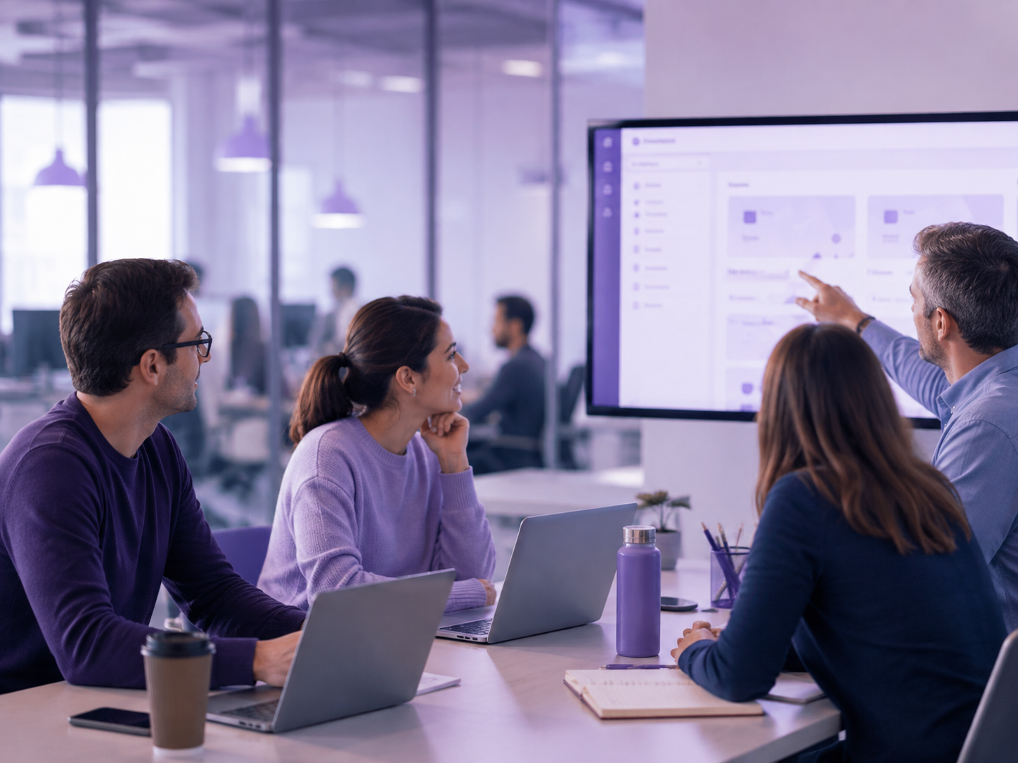 Especialistas tecnológicos integrados a un equipo de trabajo